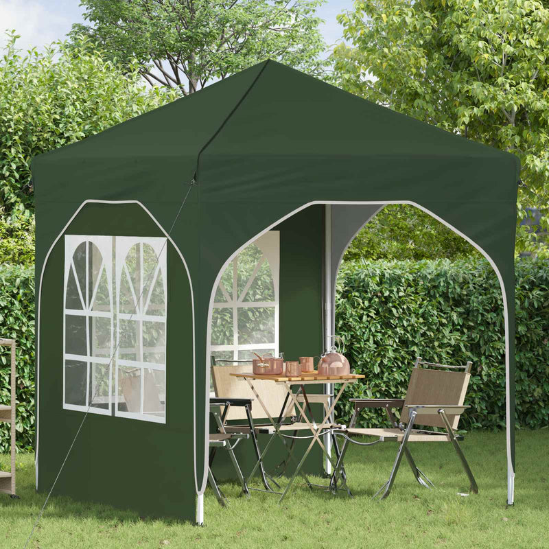 Cort de Petrecere Pop-up 192 x 192 x 245 cm Verde