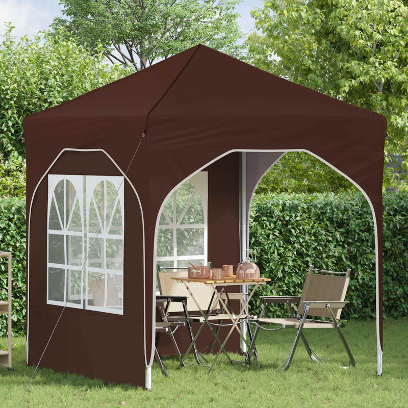 Cort de Petrecere Pop-up 192 x 192 x 245 cm Maro
