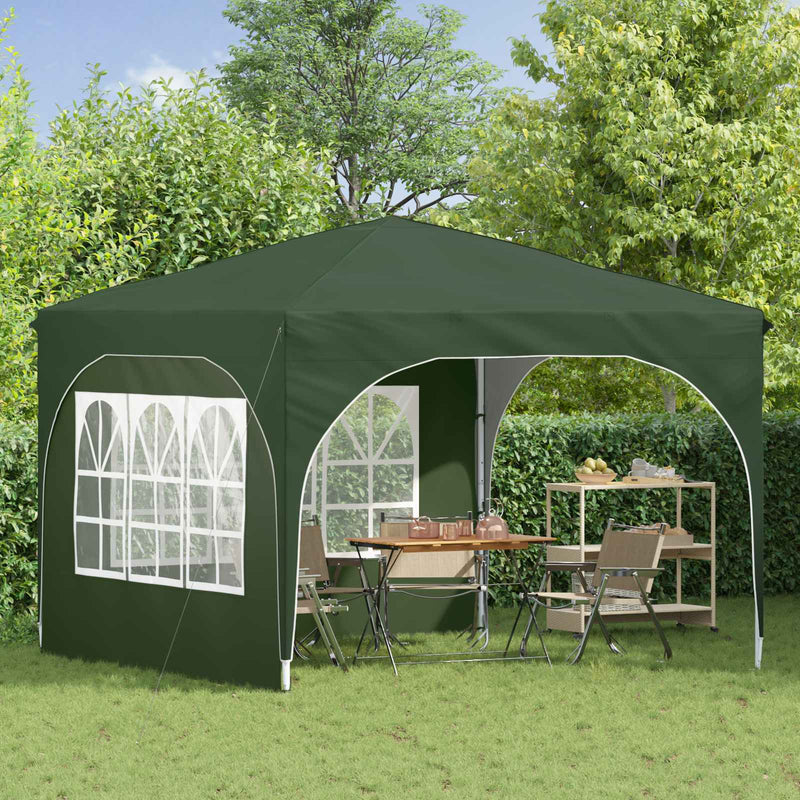 Cort de Petrecere Pop-up 290 x 290 x 245 cm Verde
