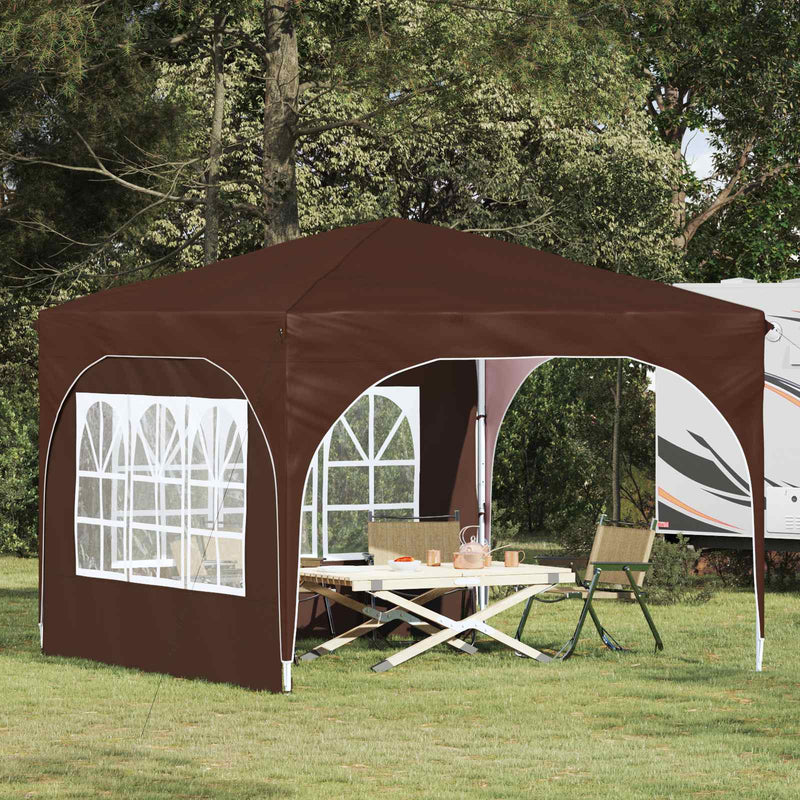 Cort de Petrecere Pop-up 290 x 290 x 245 cm Maro