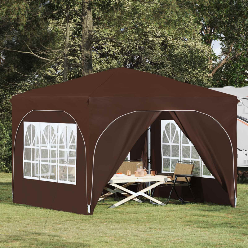 Cort de Petrecere Pop-up 290 x 290 x 245 cm Maro