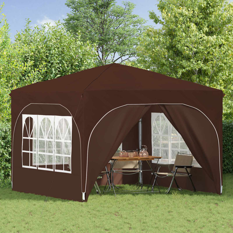 Cort de Petrecere Pop-up 290 x 290 x 245 cm Maro