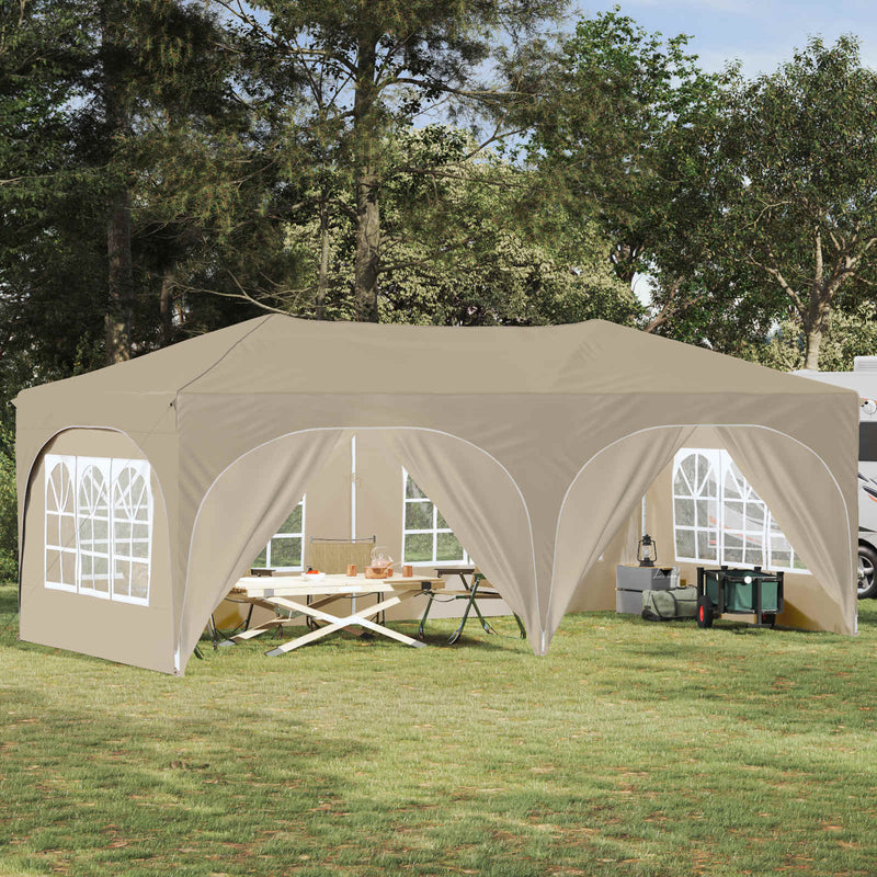 Cort de Petrecere Pop-up 575 x 288 x 245 cm Crem