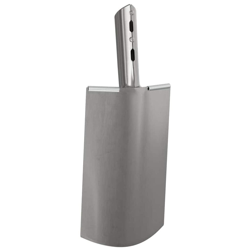 Cap de lopată Argintiu 43 x 17 cm Oțel vopsit electrostatic