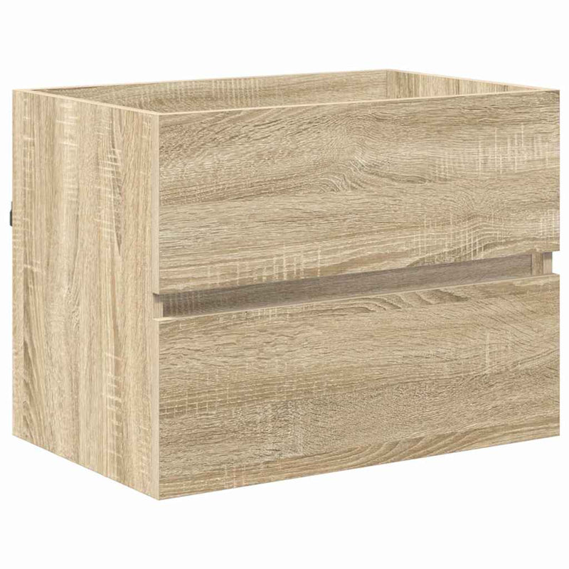 Set de mobilier pentru baie Stejar Sonoma Lemn prelucrat