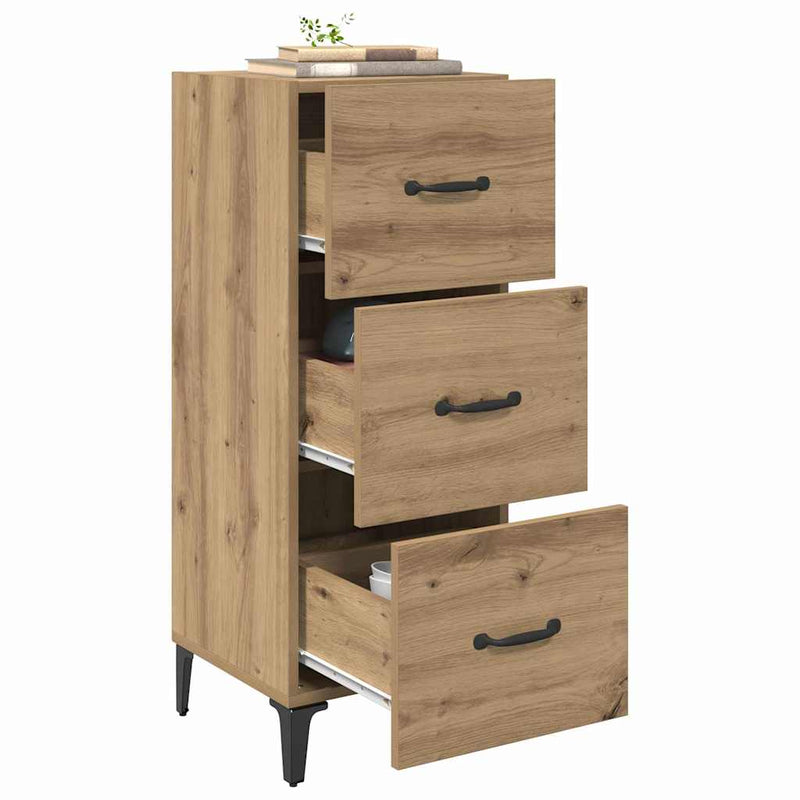 Bufet Stejar Artizanal 34,5 x 34 x 90 cm Lemn prelucrat