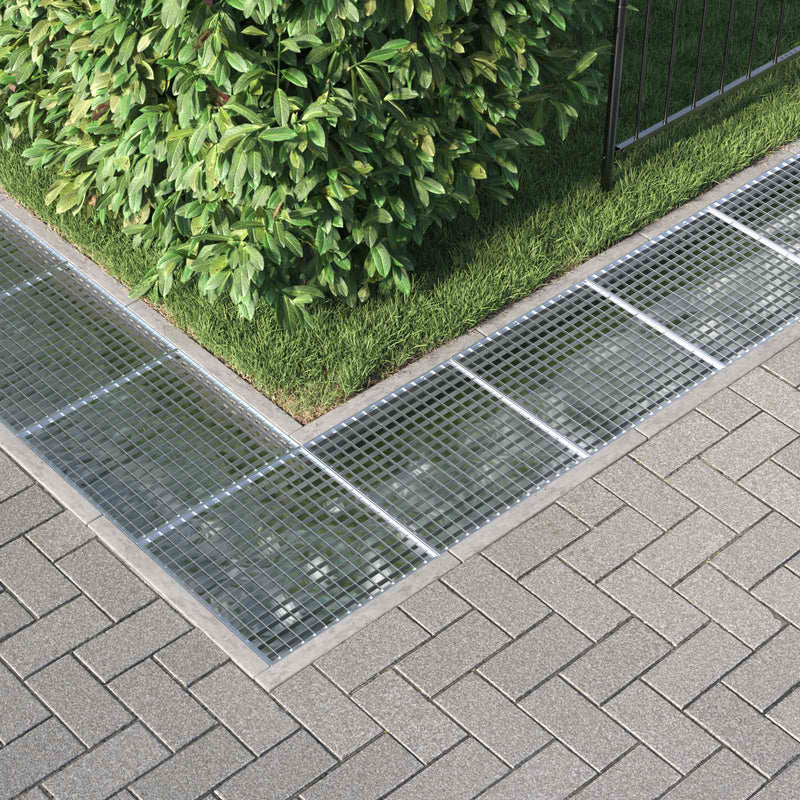 Grătar Argintiu 50 x 50 x 2 cm Oțel galvanizat prin imersie