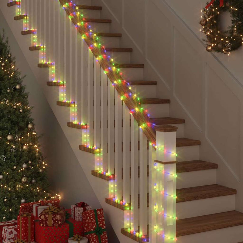 Lumină cu sfoară cu 480 LED Multicolour 20 m PVC