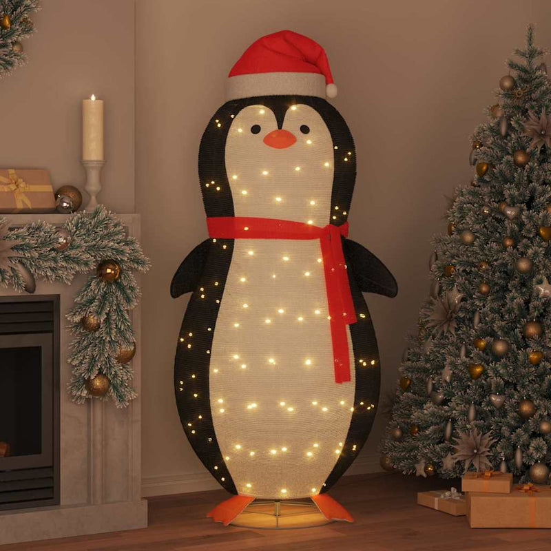 Figură de pinguin de zăpadă Alb cald 78 x 178 cm țesătură