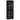 Bufet FLORIN 60 x 35 x 182 cm Negru Lemn prelucrat