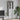 Bufet FLORIN 60 x 35 x 182 cm Gri din beton Lemn prelucrat