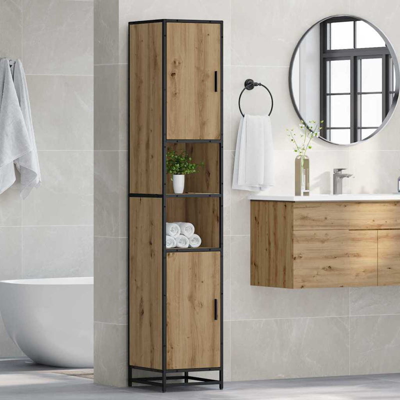 Set de mobilier pentru baie Stejar Artizanal
