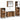 Set de mobilier pentru baie 4 buc. Lemn Vechi 90 x 33 x 60 cm
