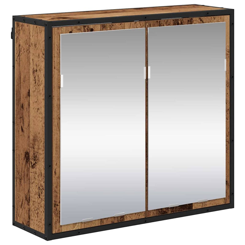 Set de mobilier pentru baie 3 buc. Lemn Vechi Lemn prelucrat