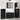 Set de mobilier pentru baie 4 buc. Stejar Negru Lemn prelucrat