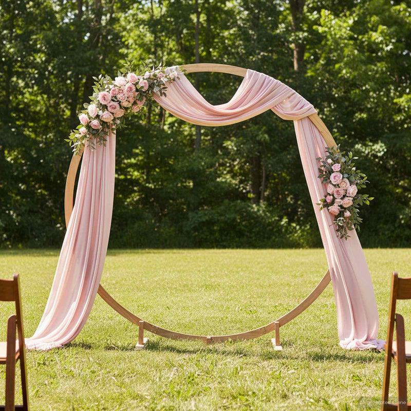 Arc de nuntă Maro deschis 224 x 80 x 220 cm Lemn masiv de pin