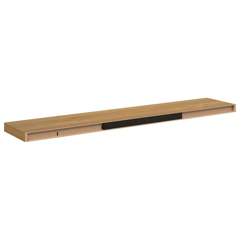 Raft de perete Montare pe perete Maro 120 x 23,5 x 3,8 cm