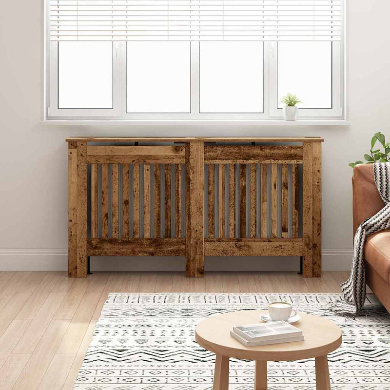 Capac pentru radiator Lemn vechi 152 x 19 x 81,5 cm