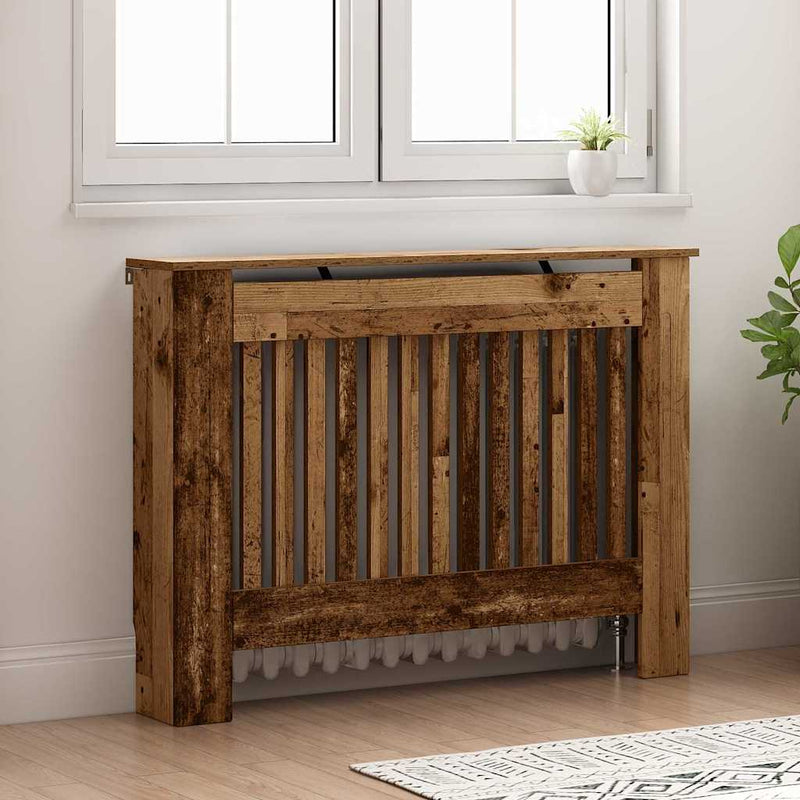 Capac pentru radiator Lemn vechi 112 x 19 x 81,5 cm