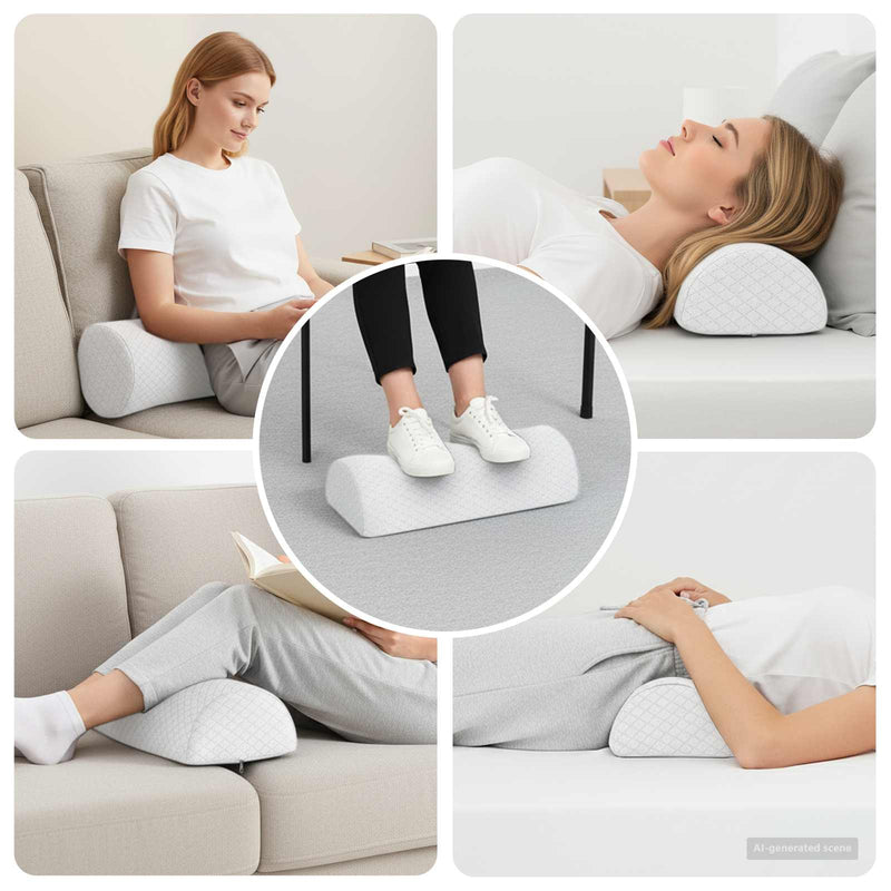 Pillow pentru Picioare 52 x 20 x 12 cm Mediu Spumă cu Memorie