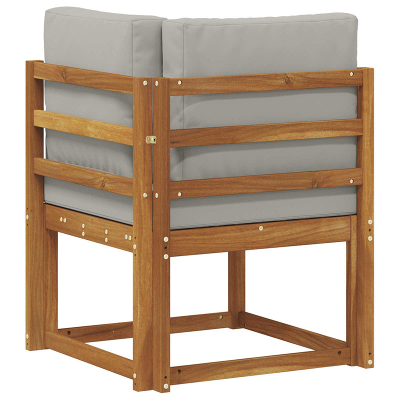 Sofa Colțar pentru Exterior Lemn Solid de Acacia