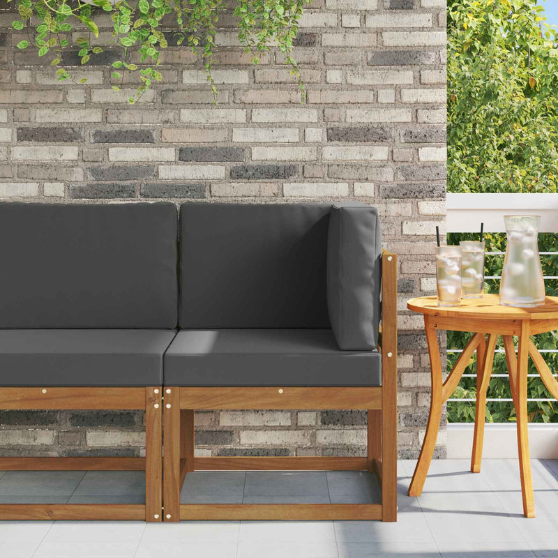 Sofa Colțar pentru Exterior Lemn Solid de Acacia