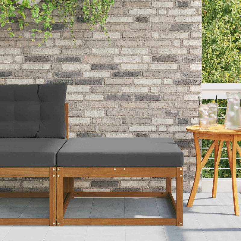 Taburet pentru exterior natural