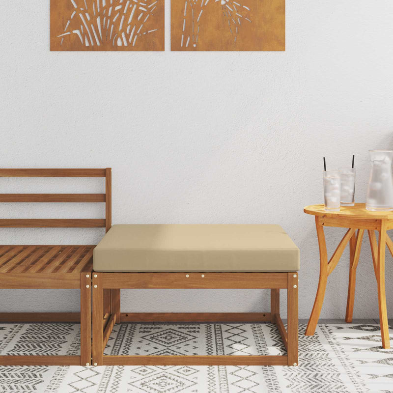 Taburet pentru exterior natural