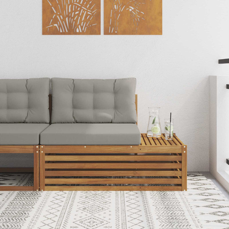 Canapea de exterior cu braț final 3 Bucată 115 x 83 x 73 cm