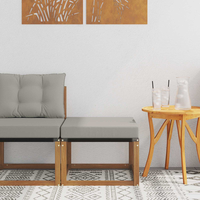 Taburet pentru exterior natural