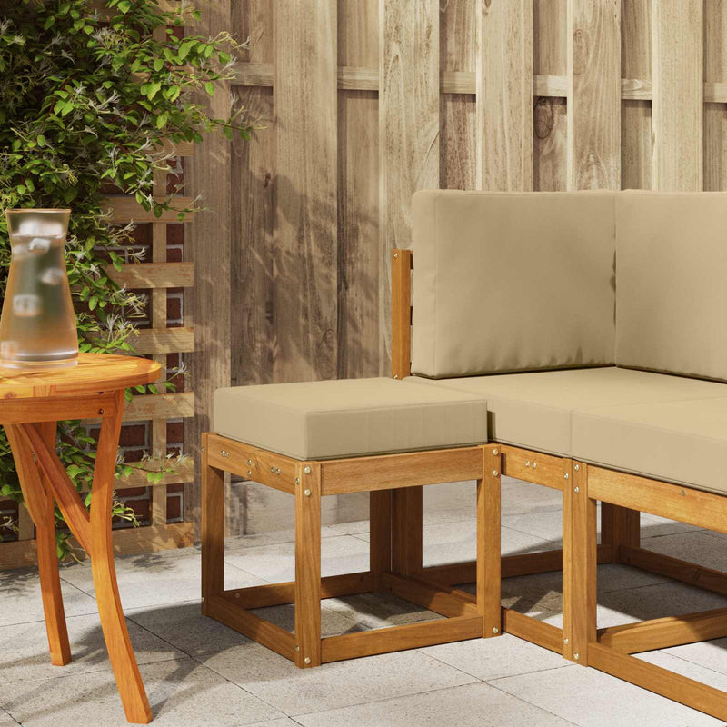 Bancă de exterior Lemn Solid de Acacia natural