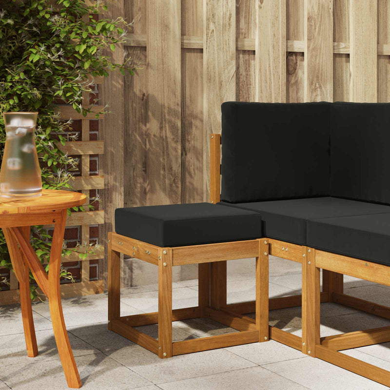 Bancă de exterior Lemn Solid de Acacia natural