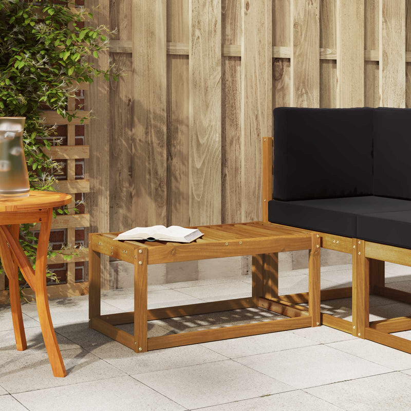 Bancă de exterior Lemn Solid de Acacia natural 79 x 43 x 37 cm