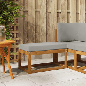 Bancă de exterior Lemn Solid de Acacia natural