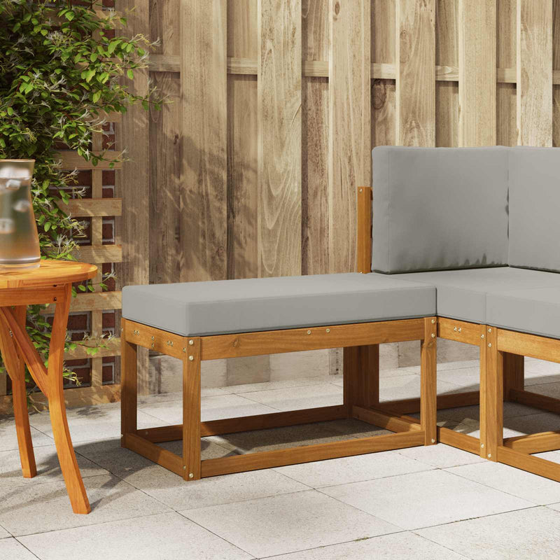 Bancă de exterior Lemn Solid de Acacia natural