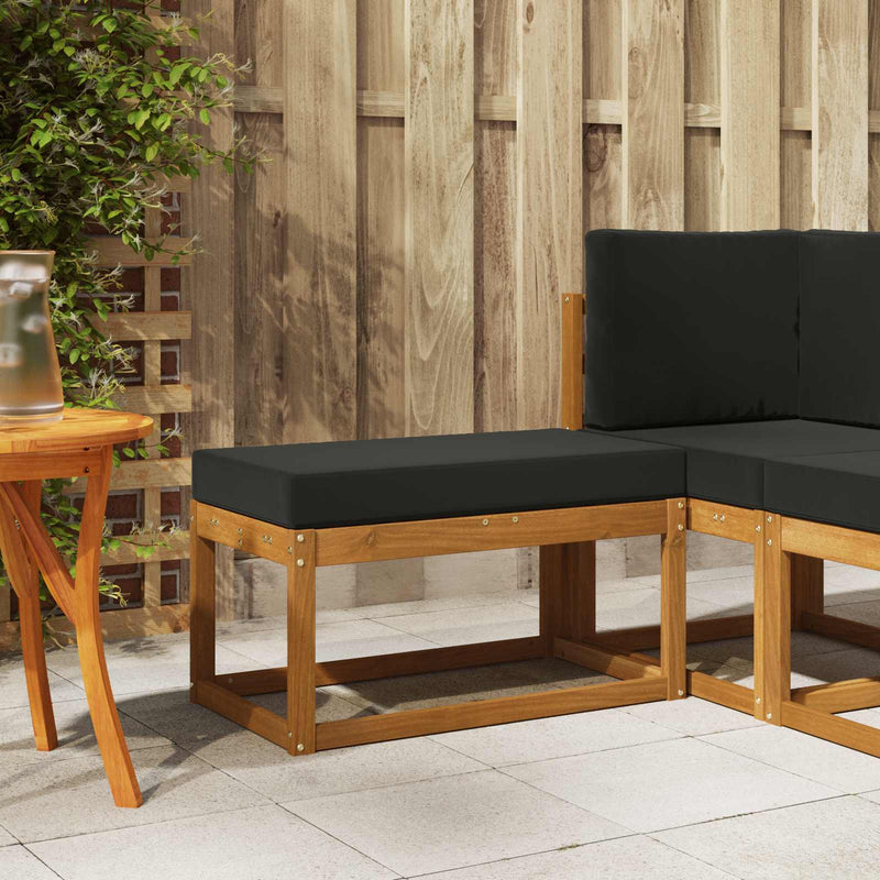 Bancă de exterior Lemn Solid de Acacia natural