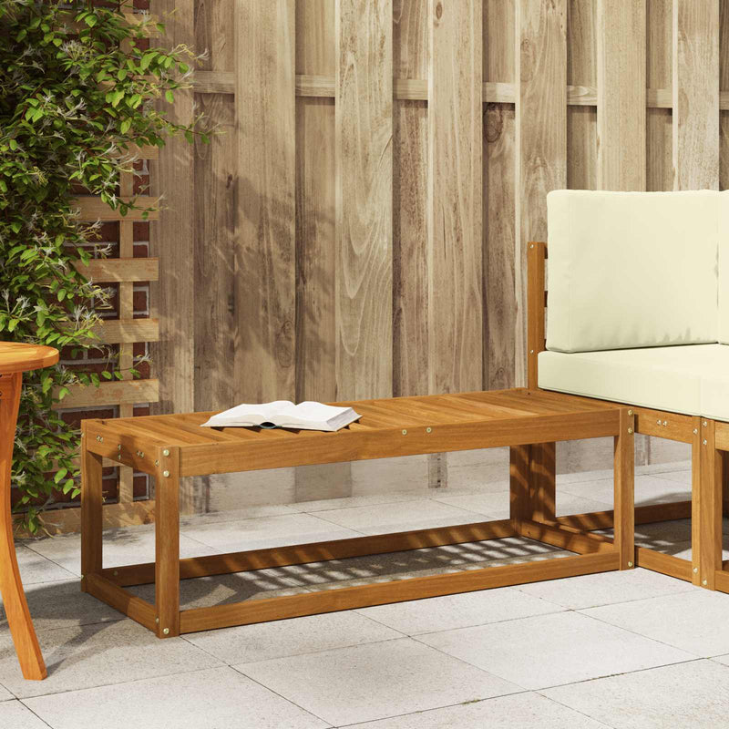 Bancă de exterior Lemn Solid de Acacia natural 115 x 43 x 37 cm