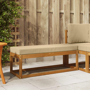 Bancă de exterior pentru șezut Lemn Solid de Acacia natural