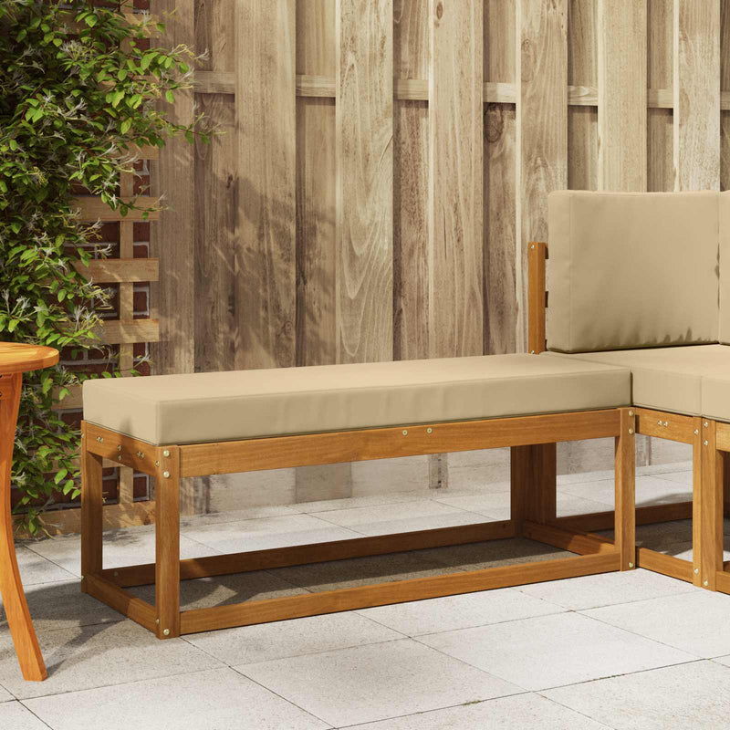 Bancă de exterior pentru șezut Lemn Solid de Acacia natural