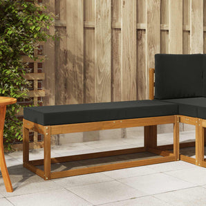 Bancă de mobilier de exterior Lemn Solid de Acacia natural