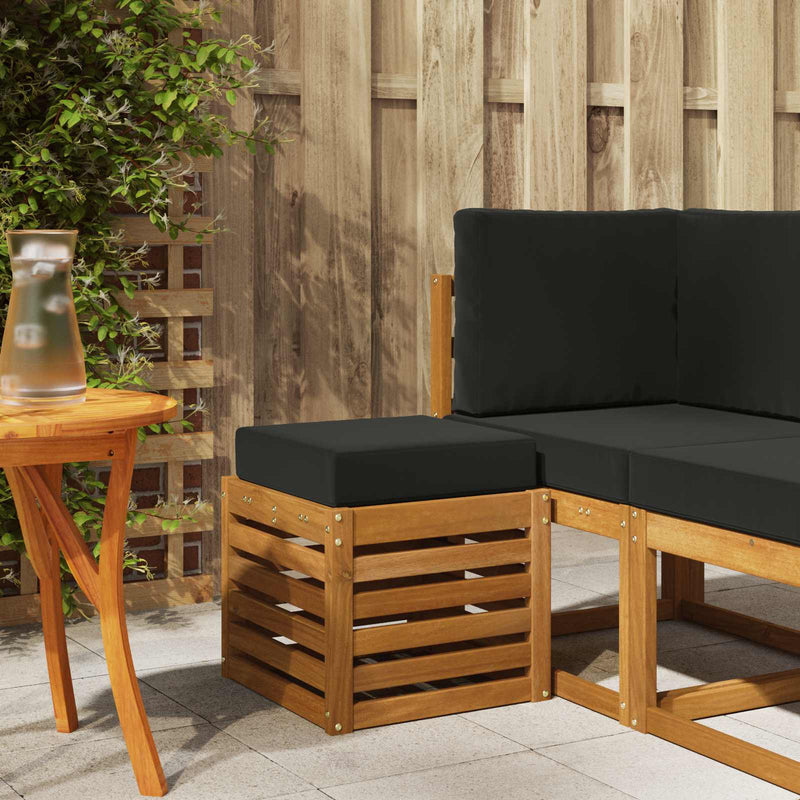 Bancă de exterior Lemn Solid de Acacia natural