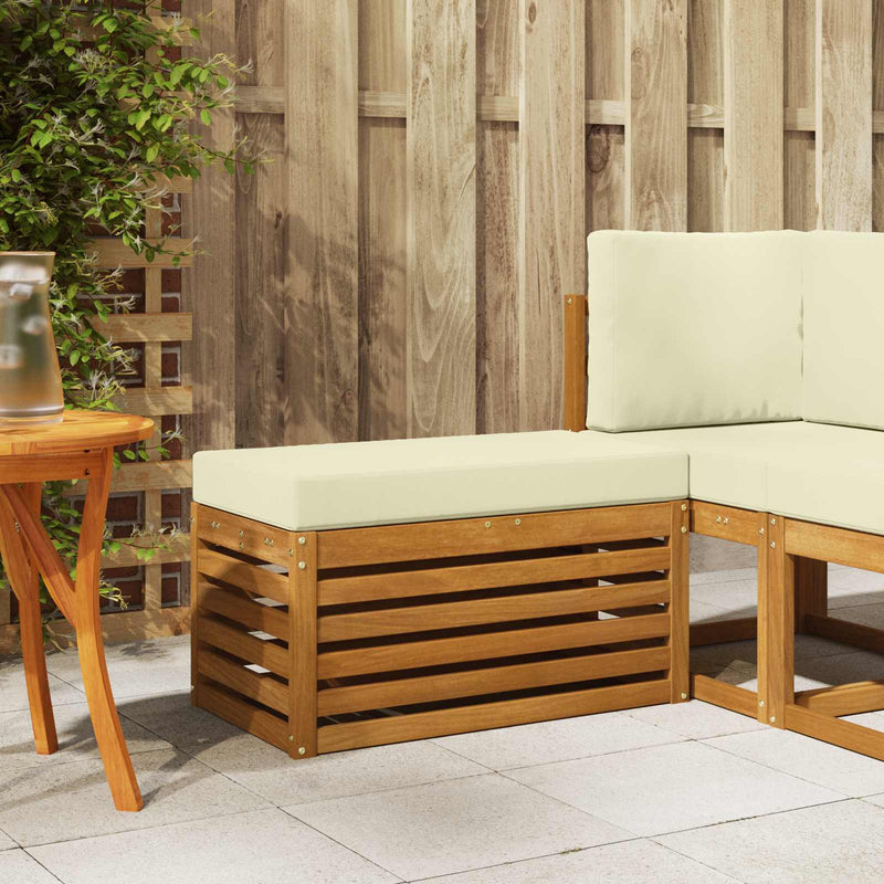 Bancă de exterior Lemn Solid de Acacia natural
