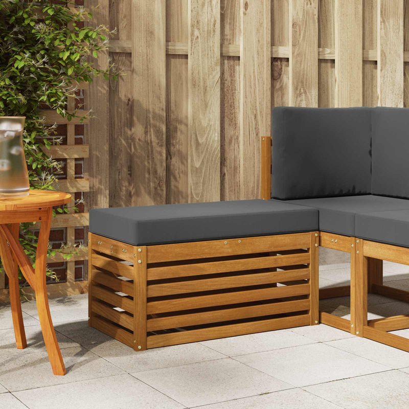 Bancă de exterior Lemn Solid de Acacia natural