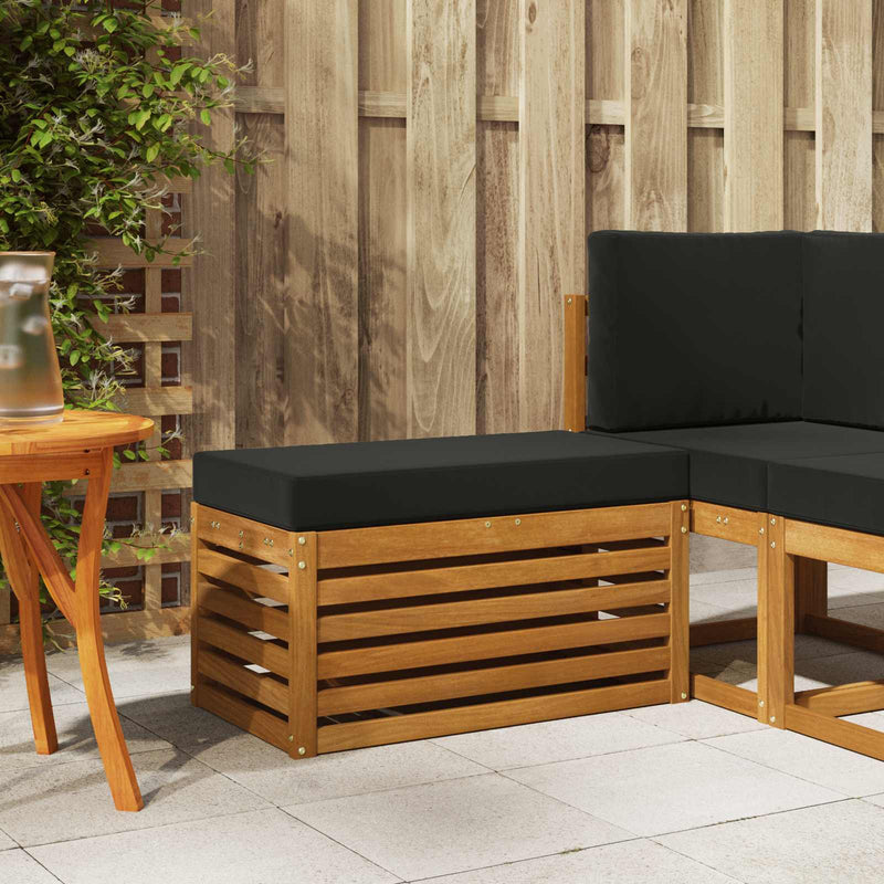 Bancă de exterior Lemn Solid de Acacia natural
