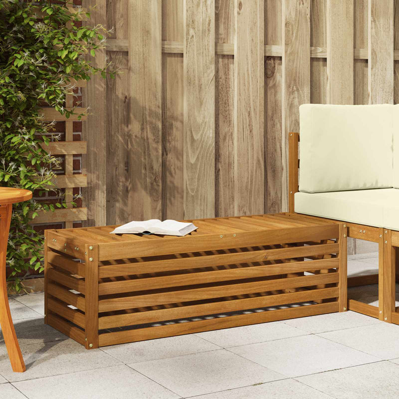 Bancă de exterior Lemn Solid de Acacia natural 115 x 43 x 37 cm