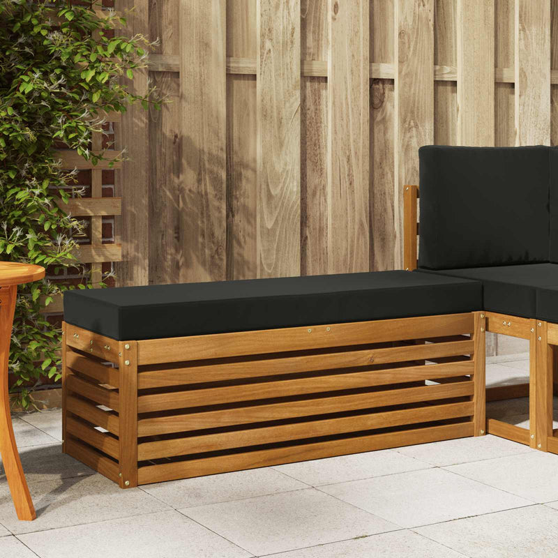 Bancă de exterior pentru șezut Lemn Solid de Acacia natural
