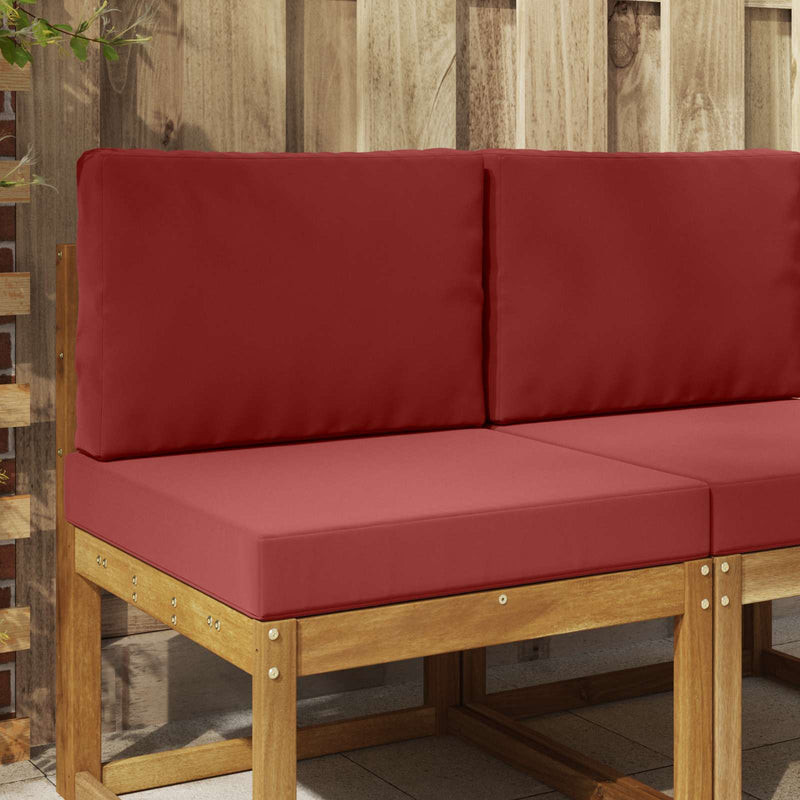 Perna pentru canapea de exterior Poliester bordo 60 x 60 cm