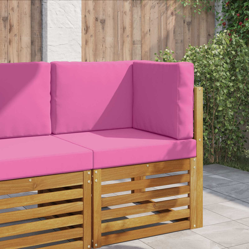 Perna pentru canapea de exterior Poliester Roz 60 x 60 cm