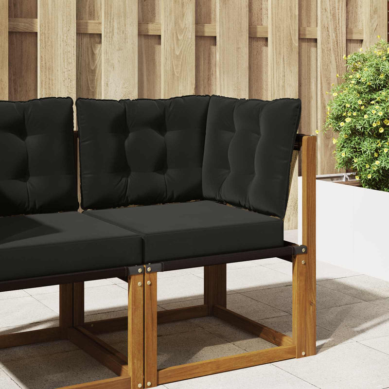 Perna pentru canapea de exterior Poliester Negru 50,5 x 50,5 cm