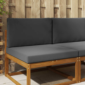 Perna pentru canapea de exterior Poliester Antracit 80 x 80 cm